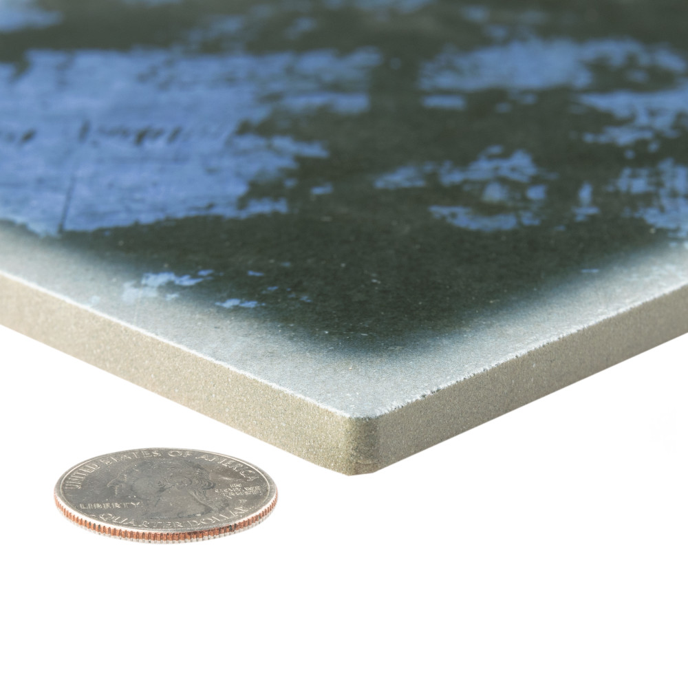 Dorne Kayak Blue 6-1/2 in. x 12-1/2 in. Porcelain Floor and Wall Tile