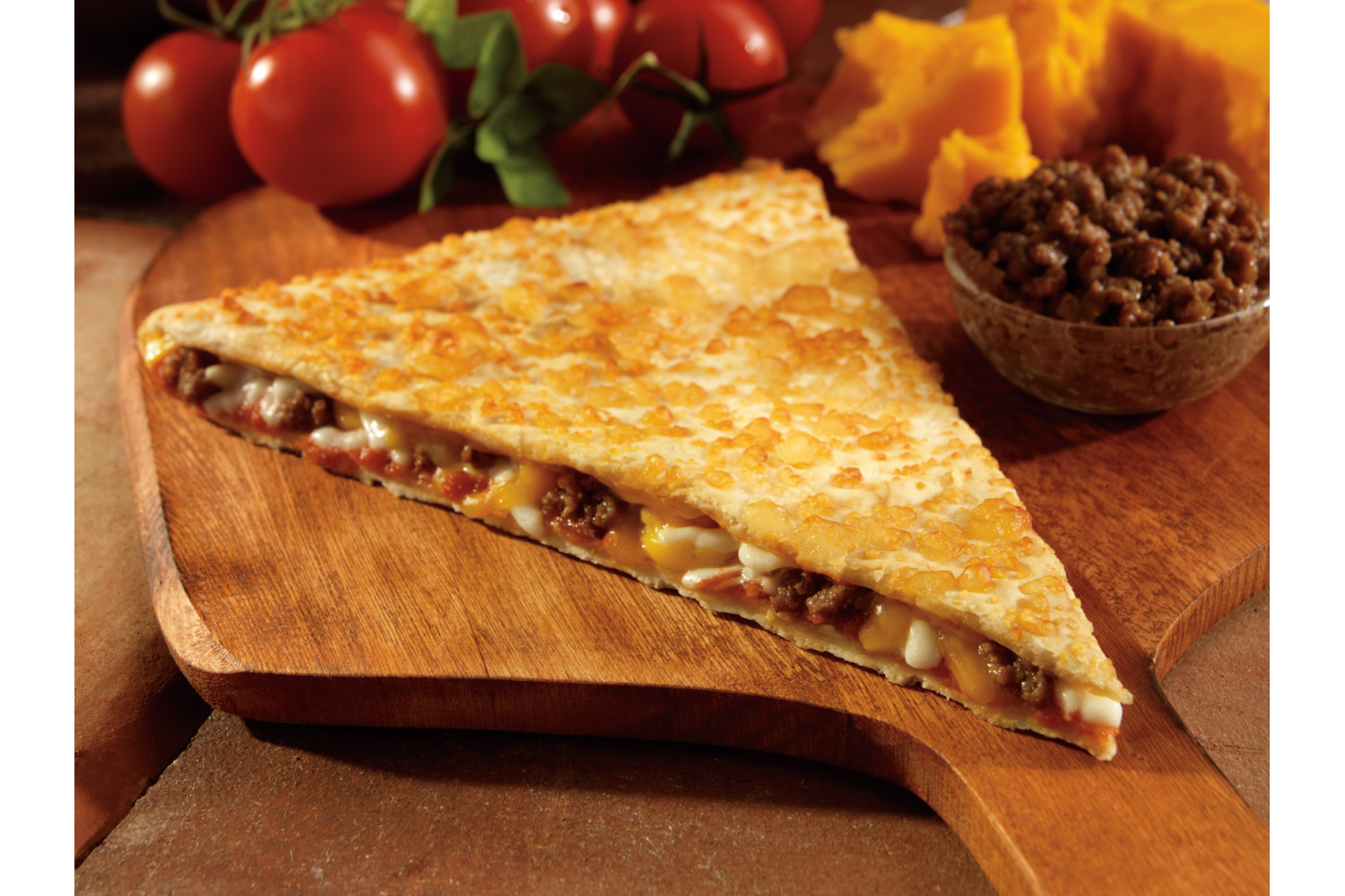 Pizza Quesadilla, Chicken, Whole Grain, 5 oz, CN Conagra Foodservice