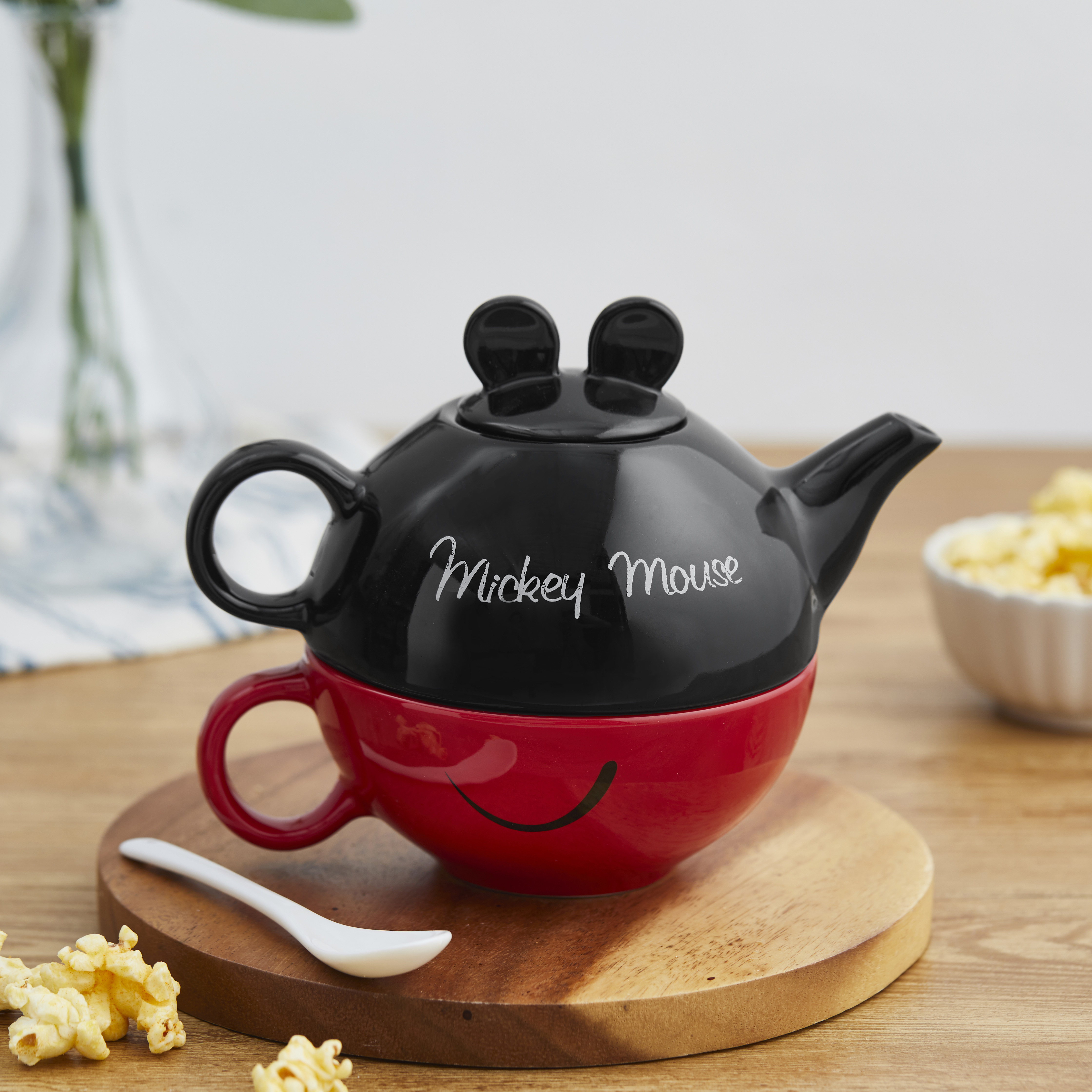 Disney Sculpted Ceramic Tea Set, Mickey Mouse, 4-piece set slideshow image 3 Disney Sculpted Ceramic Tea Set, Mickey Mouse, 4-piece set slideshow image 3