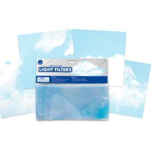 Classroom Light Filters, 2' x 4', Clouds, Set of 4