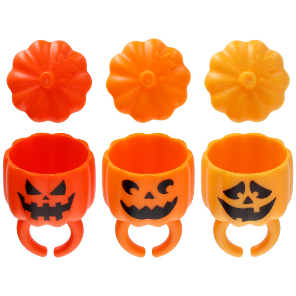 Fillable Pumpkin Cupcake Rings