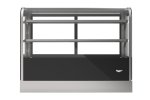 48-inch-wide 120-volt cubed-glass countertop Refrigerated deli display case with rear access
