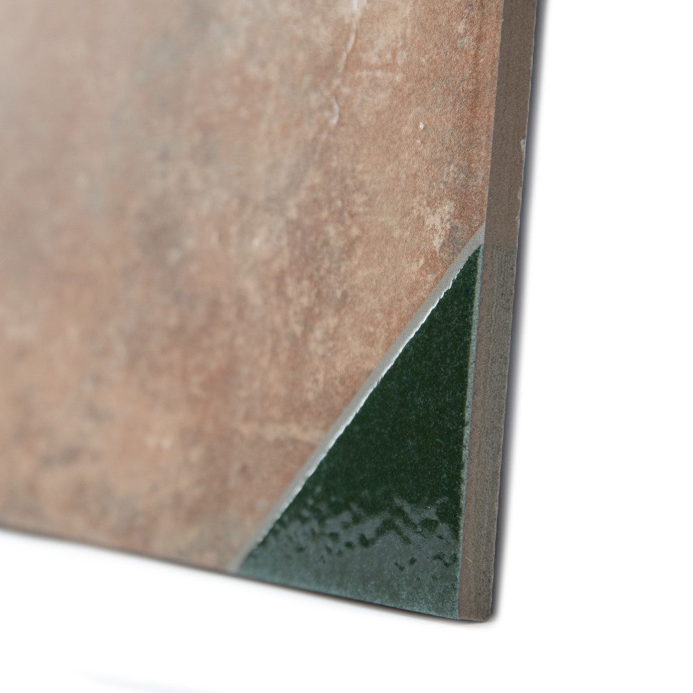 Kings Nonna with Spruce Corner 17-7/8 in. x 17-7/8 in. Porcelain Floor and Wall Tile