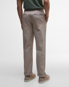 Washed Stretch Tailored Trousers 
