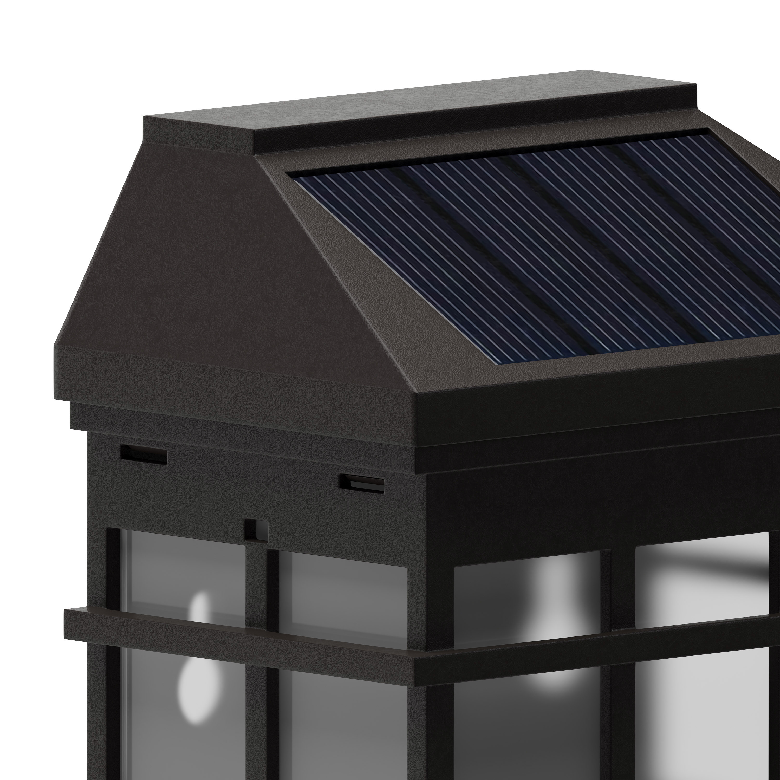 Caan Set of 6 Brown Solar Deck and Fence Lights, Decorative Outdoor Solar Pow... - Picture 20 of 22