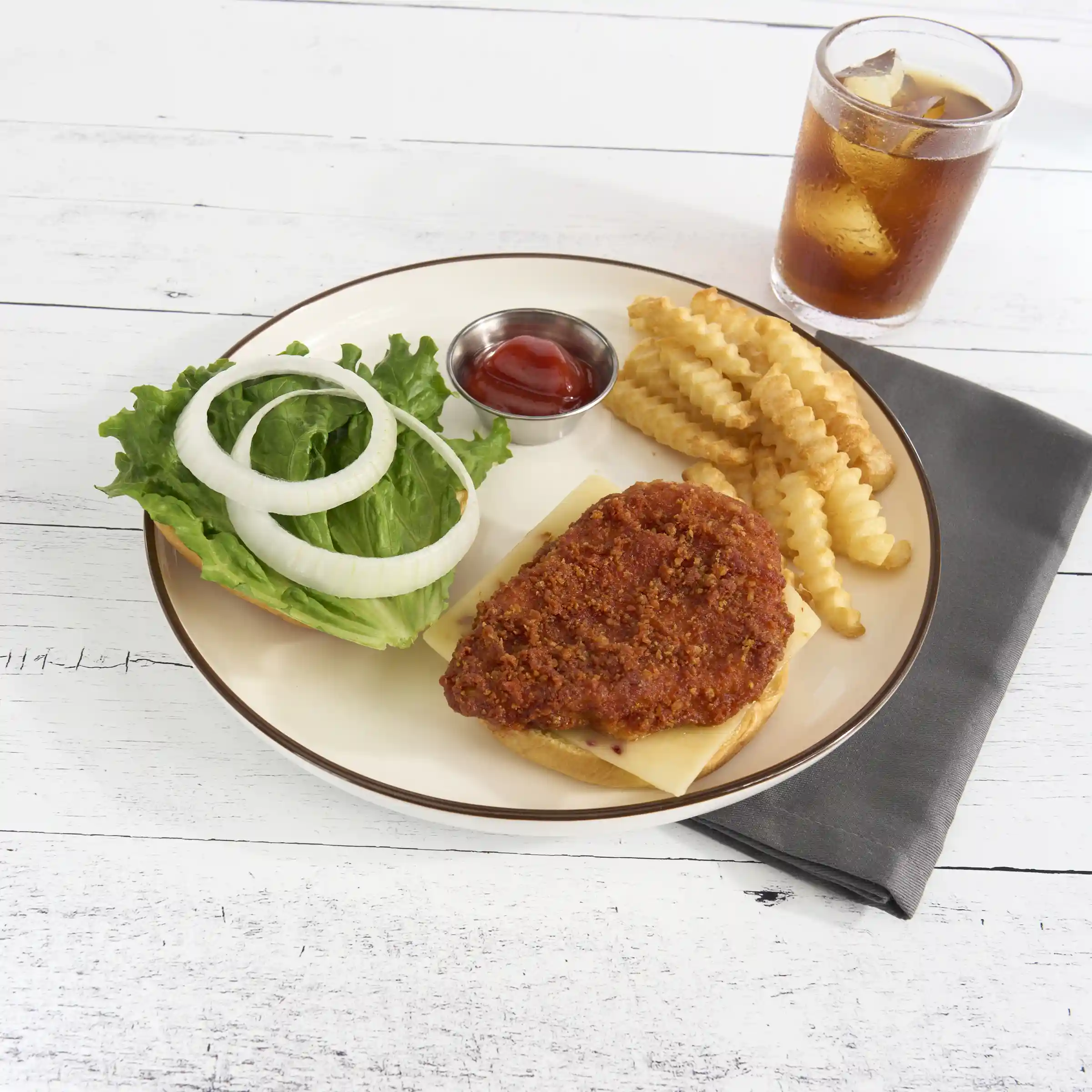 Tyson Red Label® Fully Cooked Breaded Authentically Crispy Spicy Chicken Breast Filets, 5.2 oz._image_1