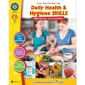 Daily Health & Hygiene Skills Book, Grade 6-12