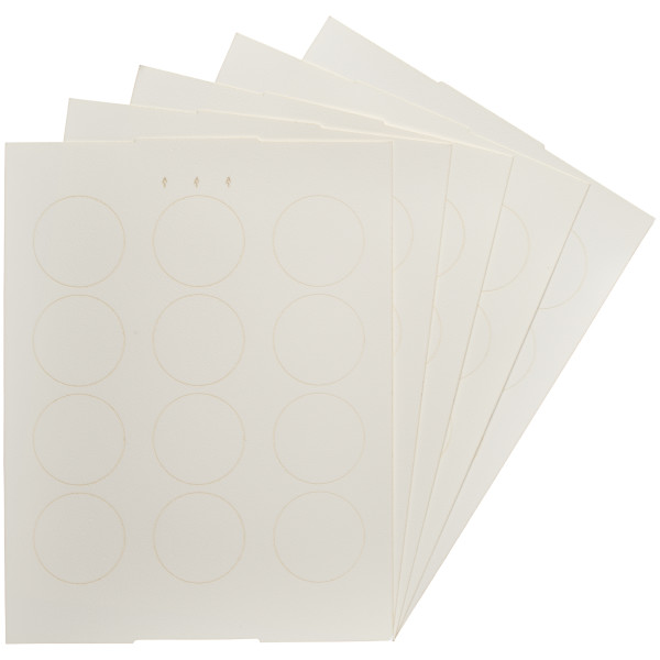 PhotoCake® ColorCanvas™, 2" Circles Made Simply™ PhotoCake® Edible Paper