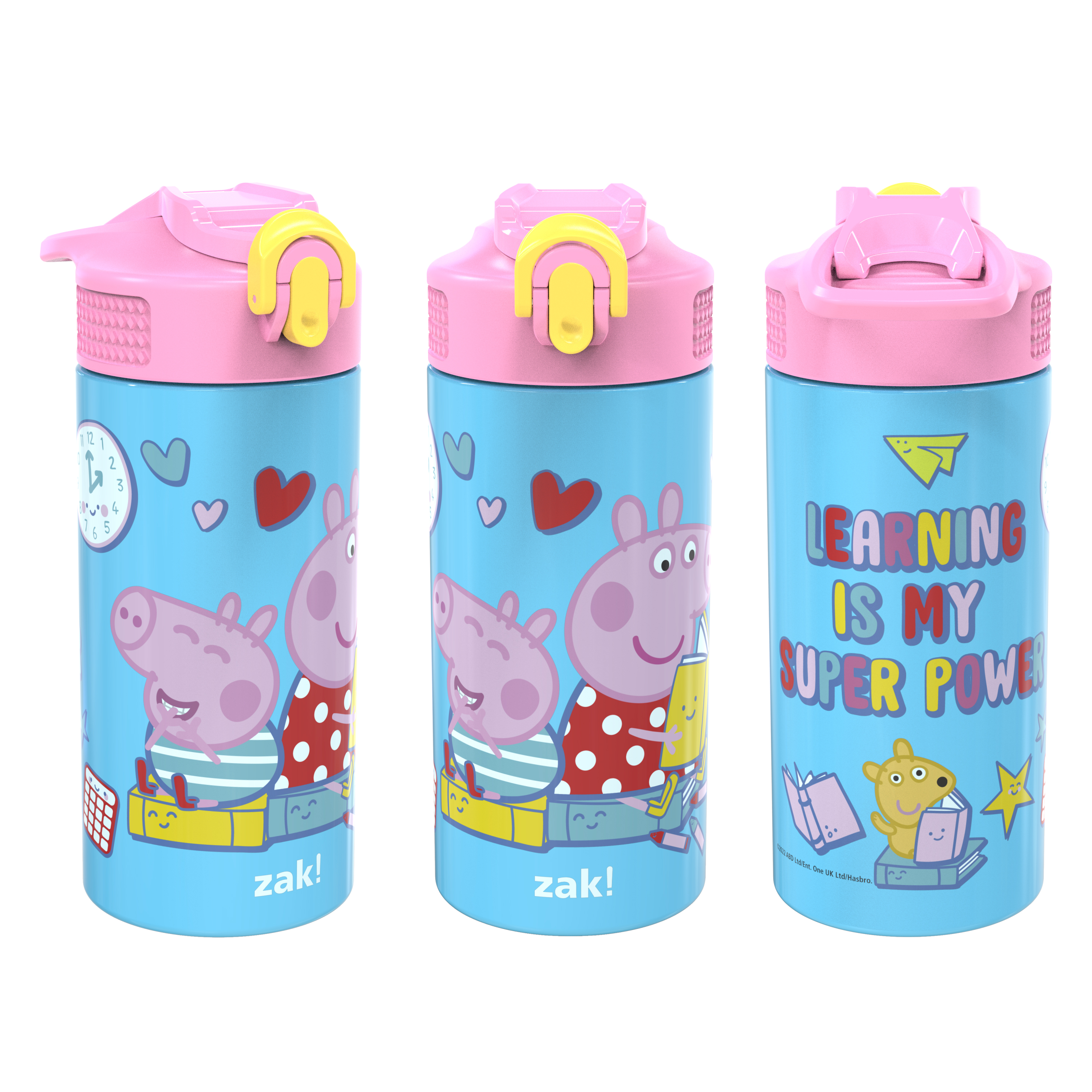 Peppa Pig 14 ounce Stainless Steel Vacuum Insulated Water Bottle, Peppa and Friends slideshow image 4