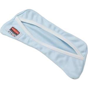 Rubbermaid Commercial, HYGEN™, Flexi Glass Microfiber Pocket Mop, 8.9"W, Blue