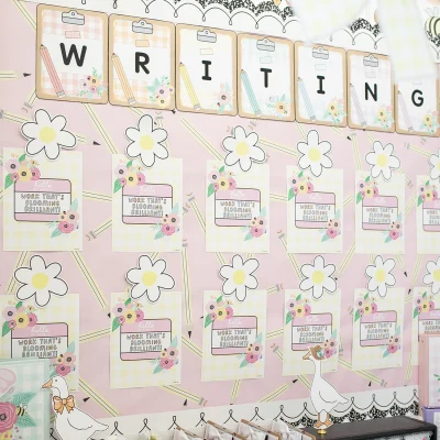 Fadeless Schoolgirl Style Bulletin Board Paper, Pencil Me In, 47.25" x 25', 1 Roll example 2