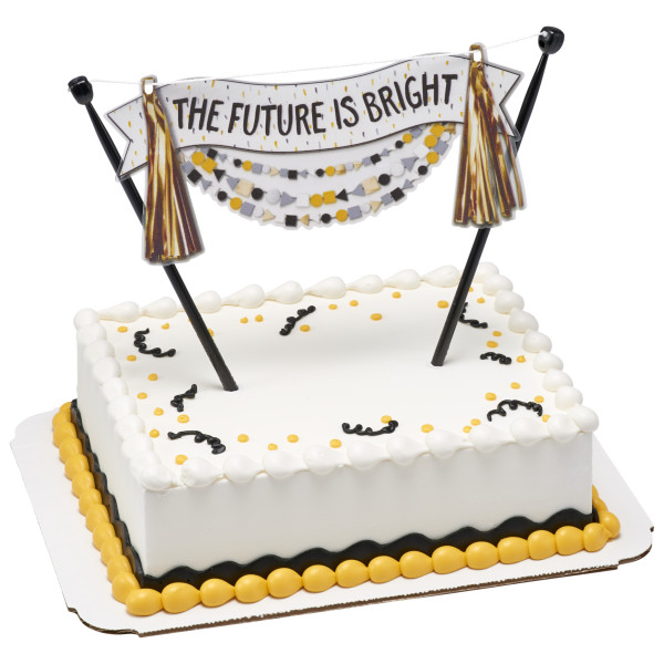 The Future is Bright Banner Layon