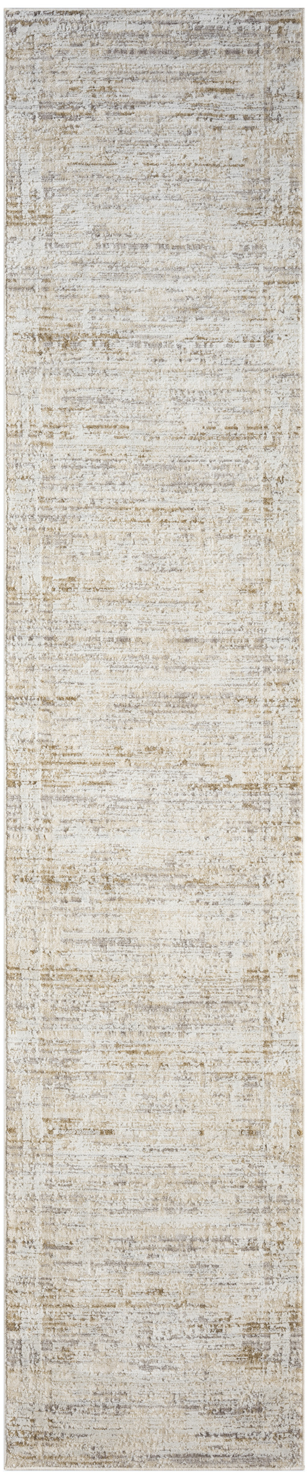 Calvin Klein CK078 Summit 2'2" x 10' Natural Ivory Modern Indoor Rug