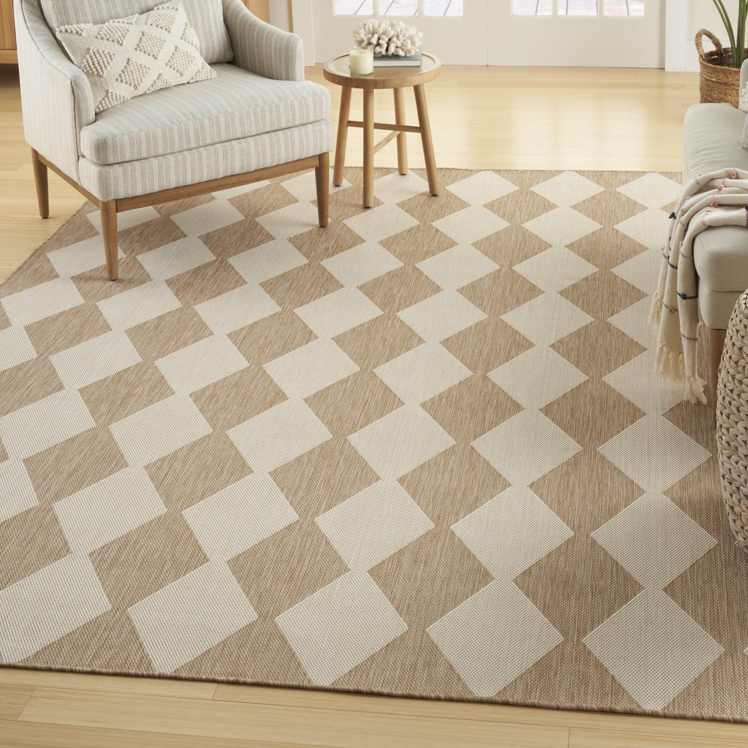 Nourison Positano 6' x 9' Jute Modern Rug