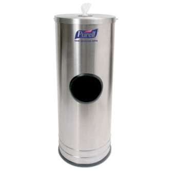 PURELL® Hand Sanitizing Wipes Stainless Steel Stand Dispenser