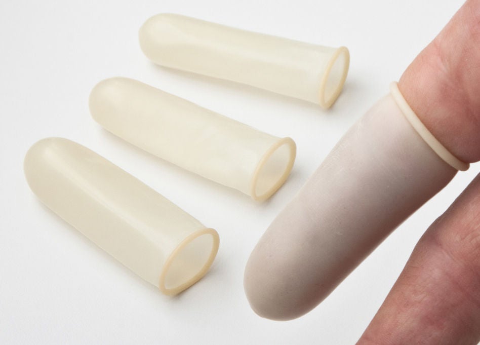 Tech-Med® Latex Finger Cot, Medium