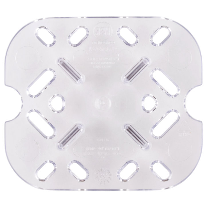 Sixth-size Super Pan® clear low-temperature plastic false bottom