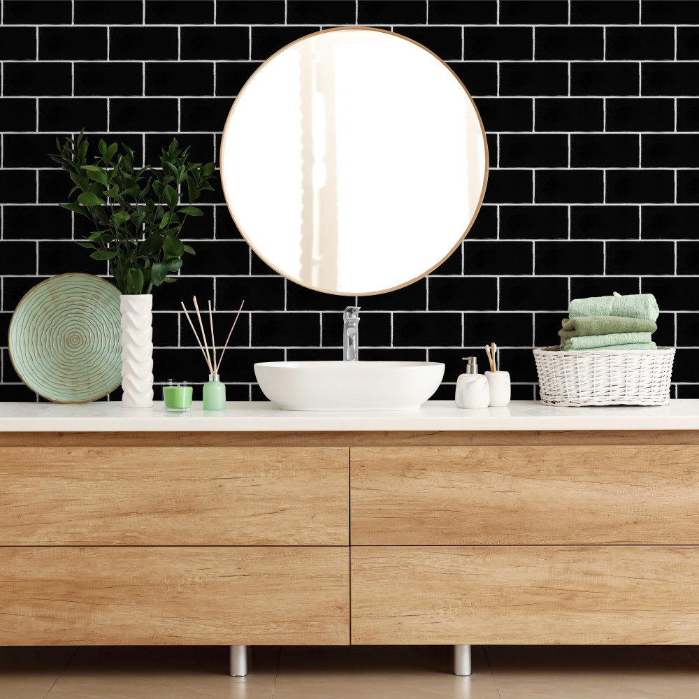 Sample – Castillo Black Ceramic Wall Tile