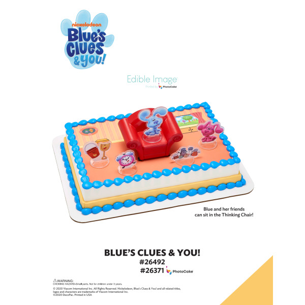 Blue's Clues & You! The Magic of Cakes® PhotoCake® Enhanced Background Page