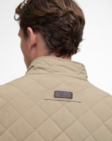 Fernwood Quilted Gilet Military Brown
