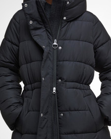 Pufferjacke Freya Black/Onyx Tartan