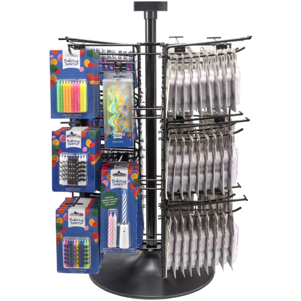 Party Purple Numeral Assortment Candle Assortment (Rack Not Included)