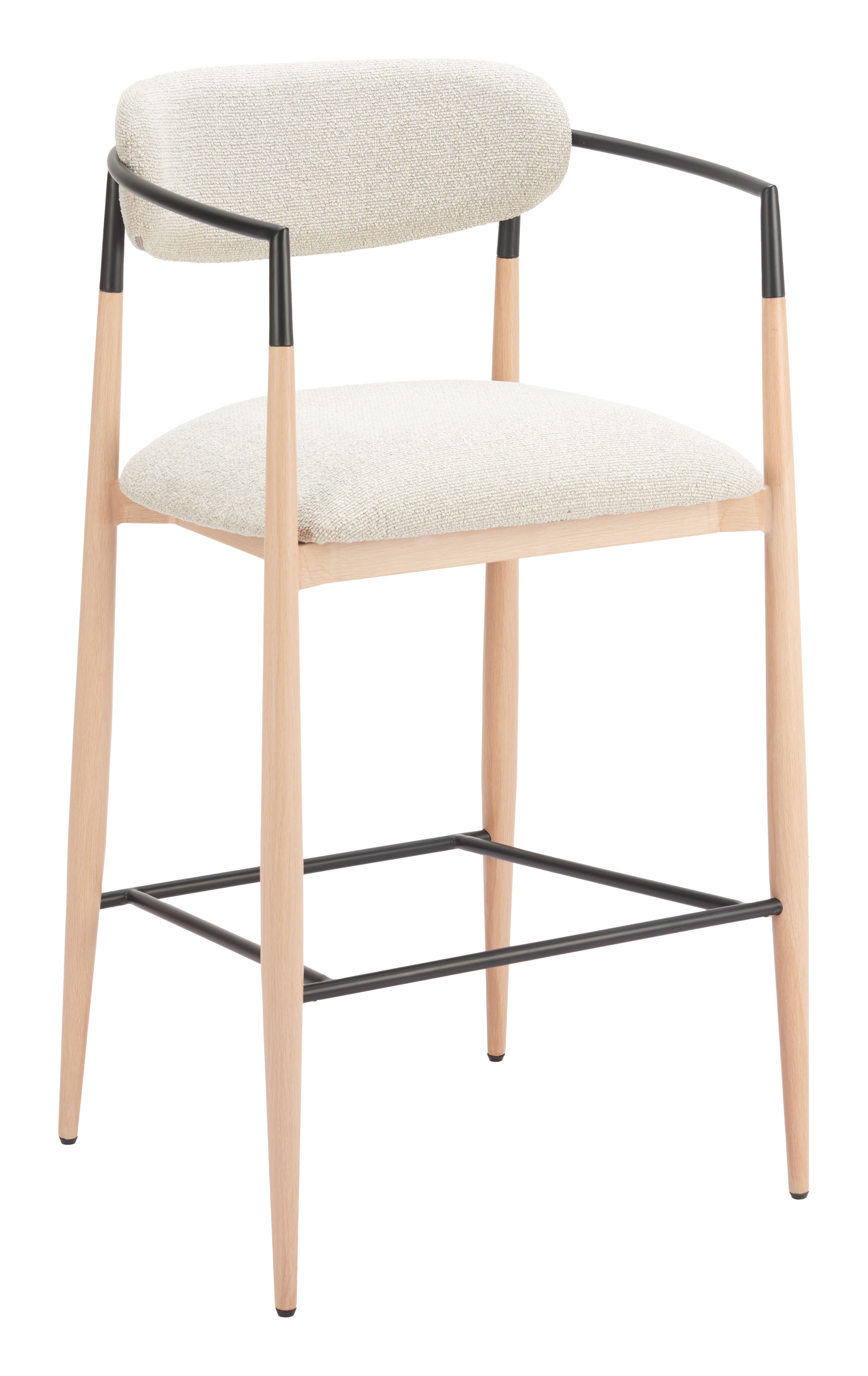 Equinox Barstool Oyster Gray & Natural product image