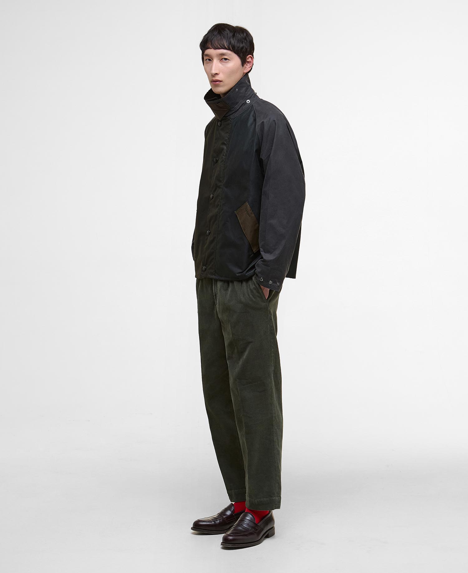 Patchwork Transport Waxed Jacket image number 1