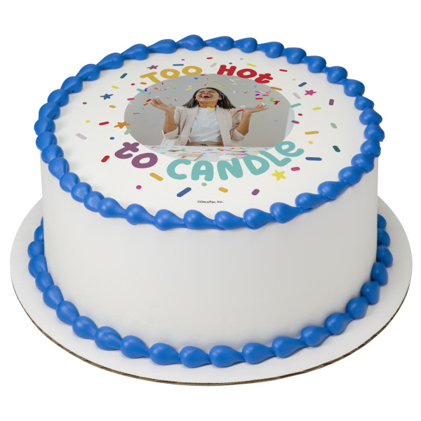 Too Hot to Candle PhotoCake® Edible Image® Frame
