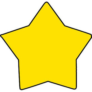 Star Mini Notepad, 3" x 3", 35 Sheets
