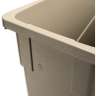 Carlisle, TrimLine, 23 gal, LLDPE, Beige, Rectangle, Receptacle