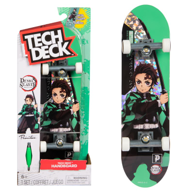 TECH DECK, Primitive Demon Slayer Handboard; Authentic Mini Skateboards, Kids Toys for Boys & Girls, Ages 6 and up (Hands Use Only)
