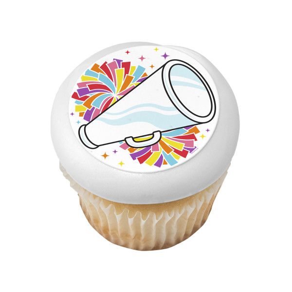 Cheer Megaphone PhotoCake® Edible Image®