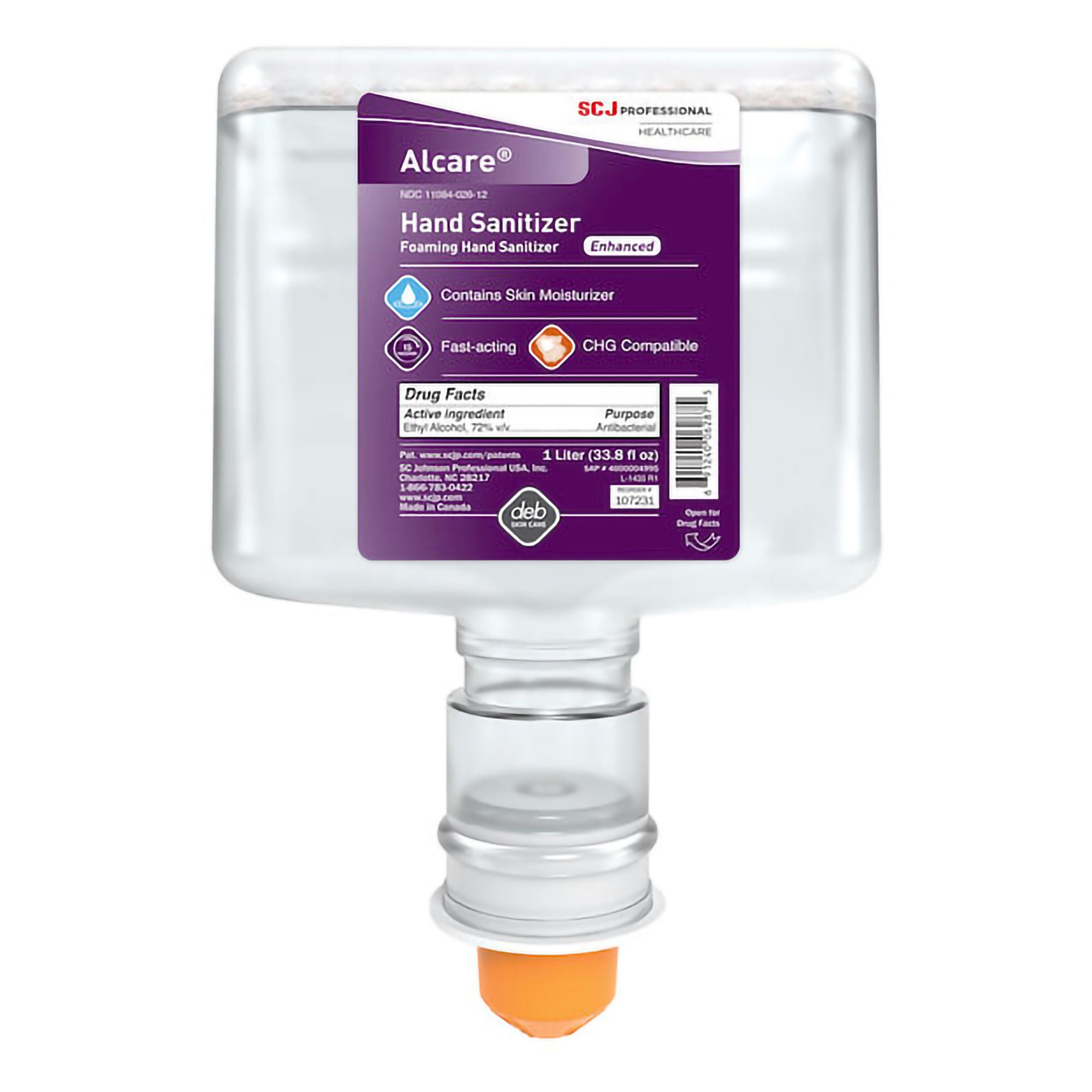 SC Johnson Professional USA Inc SANITIZER, ALCARE ENHANCED FOAM 1L (3/CS)