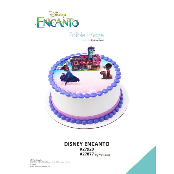 Disney Encanto The Magic of Cakes® PhotoCake® Enhanced Round Background Page
