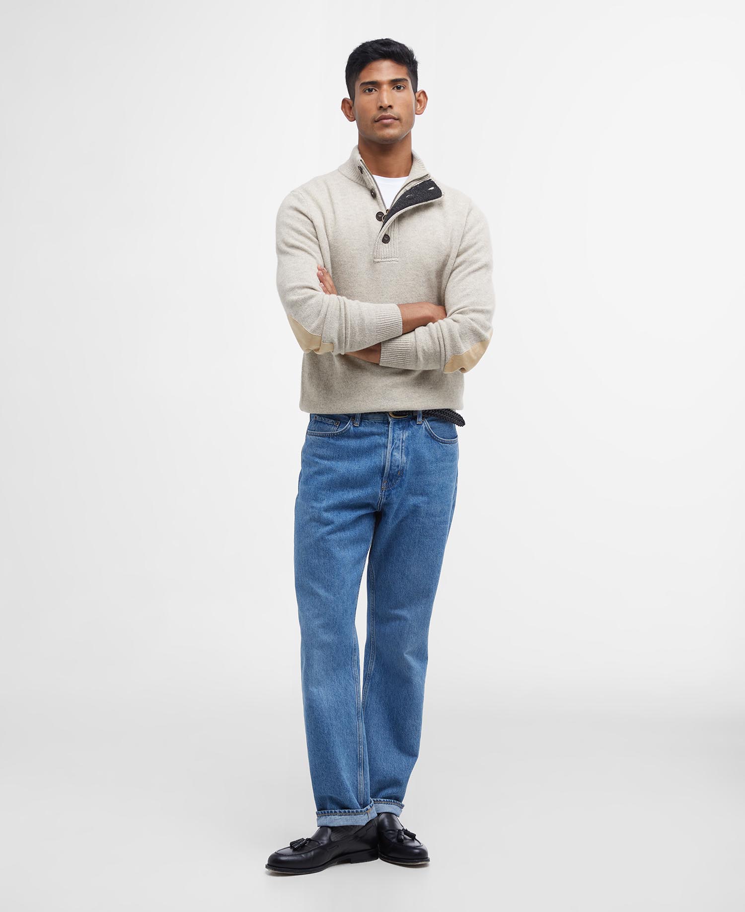 Essential Elbow Patch Jumper image number 1