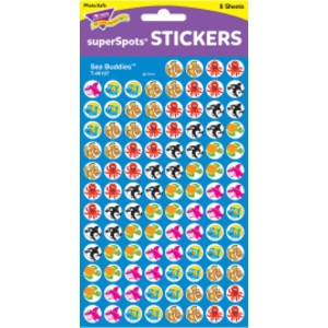 Sea Buddies&trade; superSpots&reg; Stickers, 800 ct