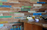 Island Timber Rimba Linear Reclaimed Teak Natural Painted Distressed