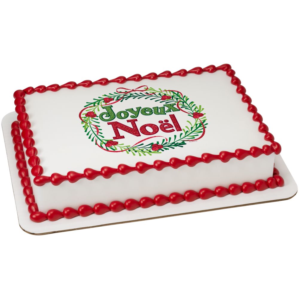 Image Cake Playful Joyeux Noel