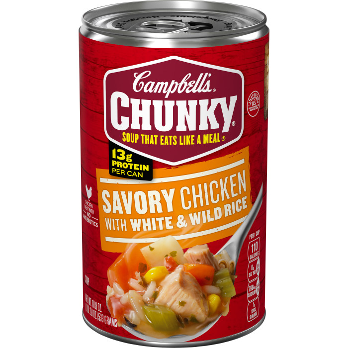 Savory Chicken with White & Wild Rice Soup