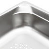 Full-size 2 ½-inch-deep Super Pan 3® stainless steel perforated steam table pan