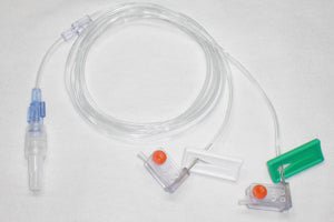All-Med INFUSION SET, SAFETY SUB Q BIFUR 24GX9MM 36" (10/BX)