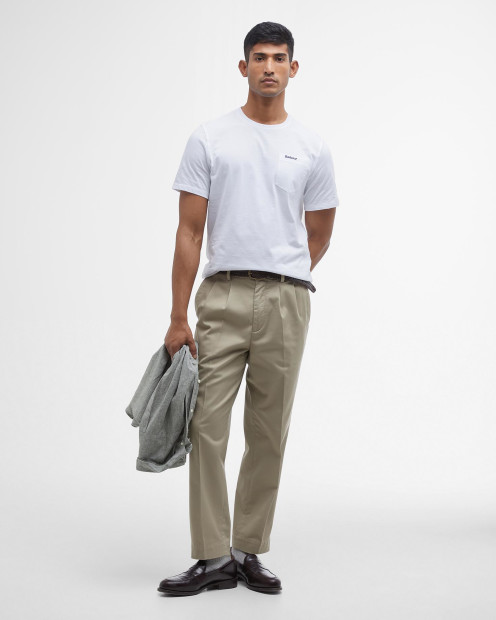 Langdon Pocket T-Shirt Classic White