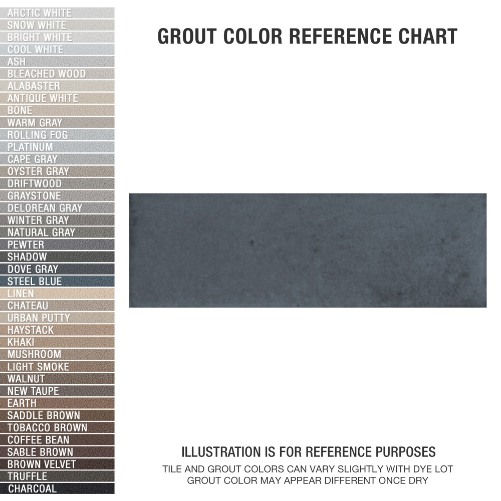 Coco Matte Blue Night 2 in. x 5-7/8 in. Porcelain Floor and Wall Tile