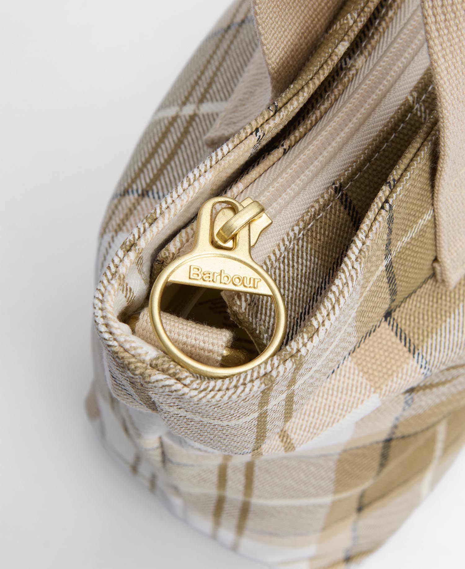 Borsa tote Maisy in tartan image number 3
