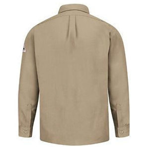 Shirt, Nomex®, SND2, Button, Tan, Male, Topstitched Lining, Large
