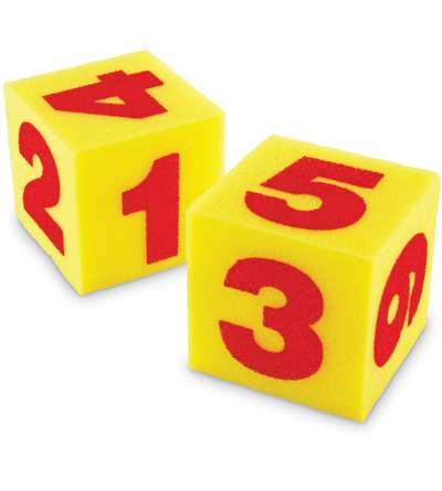 Giant Soft Foam Numeral Cubes