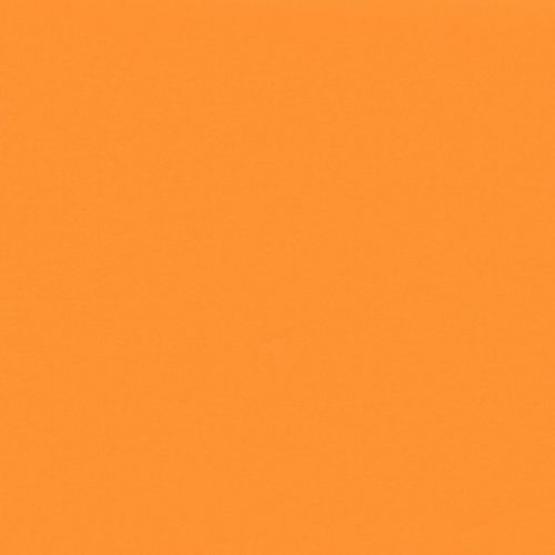 Solid orange paper-like surface filling the entire frame; lying flat and static, showing a subtle texture and even lighting, serving as a plain backdrop with no visible objects or setting.
