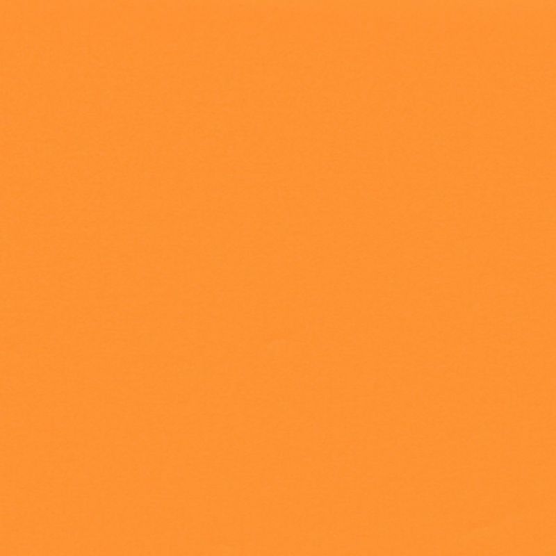 Solid orange paper-like surface filling the entire frame; lying flat and static, showing a subtle texture and even lighting, serving as a plain backdrop with no visible objects or setting.