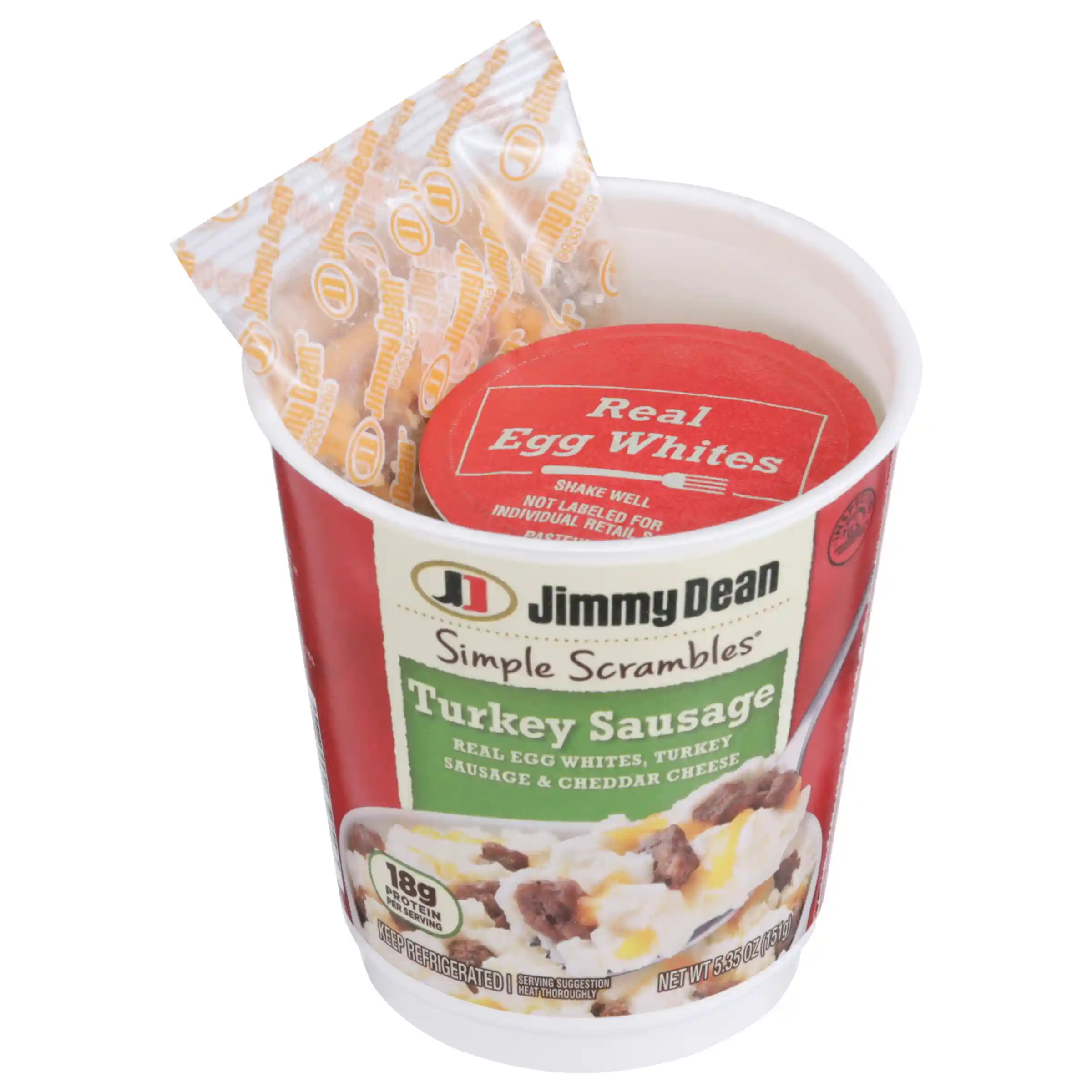 Jimmy Dean Simple Scrambles® Turkey Sausage Breakfast Cup, 5.35 oz. _image_01